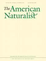 Cover The American Naturalist, Volume 194, Number 6